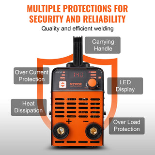 Stick Welder 140A/160A/200A ARC/Lift TIG 2-IN-1 Welding Machine with IGBT Inverter Portable MMA Welder Machine Hot Start