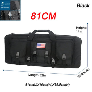 32 38 42 inch Double Rifle Case Bag Tactical Weapon Gun Case Rifle & Pistol Bag Long Gun Bag for Hunting Range Sports Transport