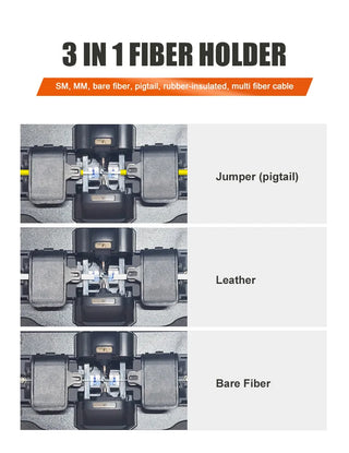 AI-10A AI-9 AI-6A AI-6C AI-6C+  Optial Fiber Fusion splicer Machine SM & MM With VFL OPM 5S Splicing Machine 6 Motors