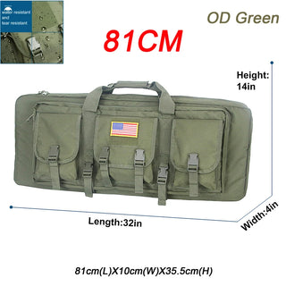 32 38 42 inch Double Rifle Case Bag Tactical Weapon Gun Case Rifle & Pistol Bag Long Gun Bag for Hunting Range Sports Transport