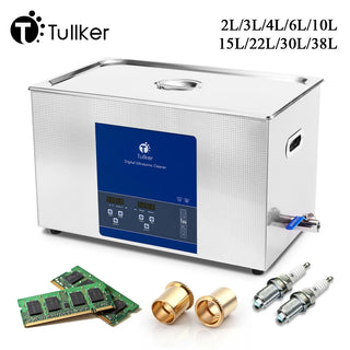 30L Industrial Ultrasonic Cleaner Sonic Equipment Metal DPF Engine Parts Oil Degreaser Ultrasound Cleaning Machine Bath Tank