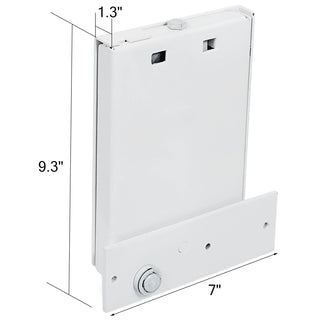 Murphy Wall Bed Hardware Kit Spring Mechanism Horizontal Stainless queen Size With 2 Steady Bed Legs Quick Set Up White