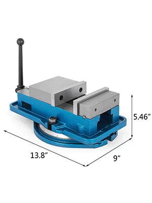 Precision Milling Machine Vise  Accu Lock Swivel Base Clamping Vise Bench Vice Clampfor Milling Drilling Machine