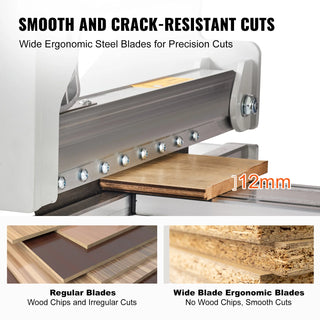 Floor Cutter 13 inch Cuts Vinyl Plank Laminate Engineered Hardwood Siding 0.47in Cutting Depth Effortless Easy Cutting