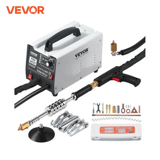 Stud Welder Repair Kit 1.8KW Auto Body Spot Welding Dent Puller Machine with 7 Welding Modes for Car Truck Dent Repair