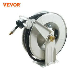 33/50/66ft Fuel Hose Reel Extra Long Retractable Spring Driven Auto Swivel Rewind for Auto Repair Heavy Industries