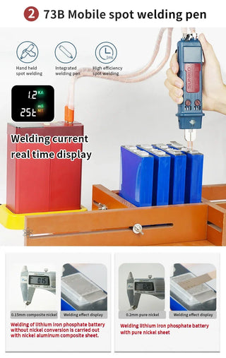 NEW Glitter 801D Pulse Battery Welding Machine Spot Welder Used For Welding Of Lithium Battery Pack Capacitor Energy Storage Spo