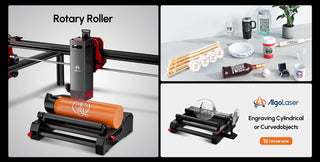 Algolaser Desktop Laser Engraver Cutter For Beginners 12000mm/min 20W DIY KIT Phone Connect Woodworking Metal Engraving Machine