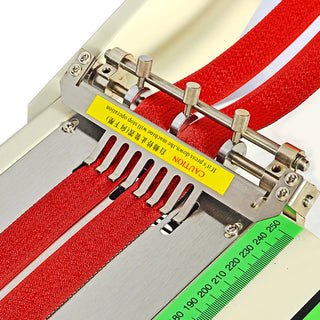 LY 220V/110V 400W LCD Screen Hot and Cold  Automatic Cloth Tape Cut Machine Magic Sticker Knife Tube Zipper Heat Shrink Cutter