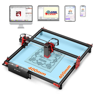 AlgoLaser Desktop Laser Engraver Cutter With Wifi Offline Control 40*40cm DIY KIT Tools Powerful Stone Wood Engraving Machine