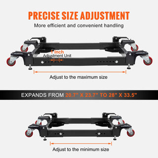 400/500/700/1500 lbs Mobile Base Stand Adjustable Heavy Duty Universal with Swivel Wheels for Woodworking Power Equipment