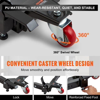 400/500/700/1500 lbs Mobile Base Stand Adjustable Heavy Duty Universal with Swivel Wheels for Woodworking Power Equipment