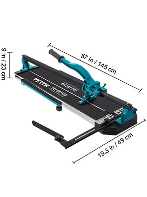 Manual Tile Cutter 1200mm Length Laser Positioning Single Rail Hand Tool for Cutting Ceramic Porcelain Granite Floor Tiles