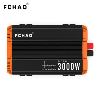 FCHAO Pure Sine Wave Inverter 12V 24V 48V To 220V 230V LCD Display Auto Accessories Power Converter For Home Camping  And RV