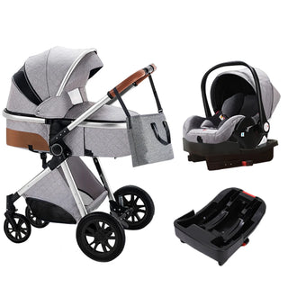 New Baby Stroller 3 in 1 High Landscape Stroller Reclining Baby Carriage Foldable Stroller Baby Bassinet Puchair Newborn