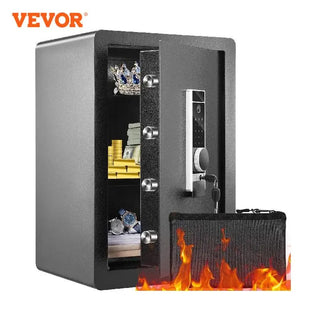 Electric Safe 2.2/1.8 Cubic Feet Fingerprint & Digital Security Cabinet Safe W/ Fire-proof Bag for Cash Jewelry Documents