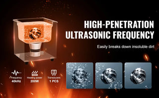 Ultrasonic Cleaner  Digital Ultrasonic Cleaning Machine with Upgraded Degassing   Model  Industrial Ultrasound Cleaner