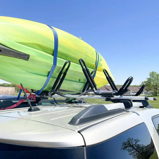 US  150 lbs. Steel Kayak and Canoe Roof Rack with Padding