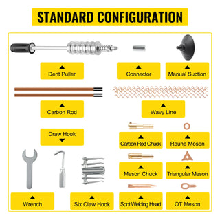 CMTOOL 3500A Spot Dent Puller Dent Puller Machine 1.8KW Dent Puller Welder Automobile Sheet Metal Repair Welding Machine Pulling