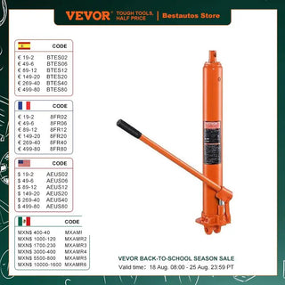 Hydraulic Long Ram Jack 3/8 Ton Engine Hoist Cylinder with Single Piston Pump And Clevis Base Hydraulic Ram Cylinder