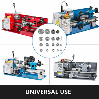 CJ0618 Precise Mini Lathe Replacement Gears T20-T80 9/17/18/27Pcs/Set Metal Exchange Gear Strong and Durable Machine Parts