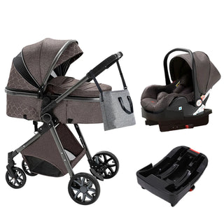 New Baby Stroller 3 in 1 High Landscape Stroller Reclining Baby Carriage Foldable Stroller Baby Bassinet Puchair Newborn