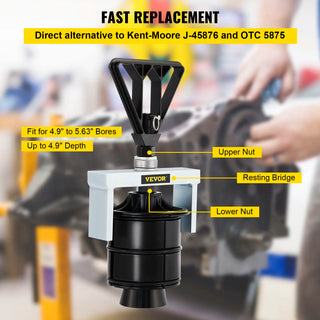 Cylinder Liner Remover For 4.9" to 5.63" Bore Compatible with Detroit Diesel 60 Series 12.7L & 14L and MTU S2000 Engines