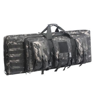 32 38 42 inch Double Rifle Case Bag Tactical Weapon Gun Case Rifle & Pistol Bag Long Gun Bag for Hunting Range Sports Transport