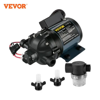 Washdown Pump 12V RV Water Pump 7 GPM 60 PSI Max. 10 FT Lift Self Priming for Marine Deck, Yacht, Caravan Motorhome Boat