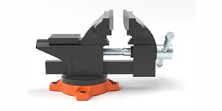 Bench Vise 4.5" 6" 6.5" Multipurpose with Swivel Base & Anvil Heavy Duty Cast Iron for Drilling, Conduit Cutting, Sanding