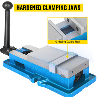 Bench Vise 3/4/5" CNC Lock Down High Precision Vise Clamp With Adjustable Handle for Finishing Milling Drilling Machines