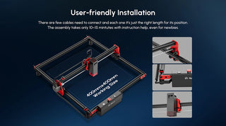 AlgoLaser Diy Kit Laser Master Engraver Cutter For Beginner 40*40cm Table Woodworking CNC Engraving Cutting Machine Metal Glass