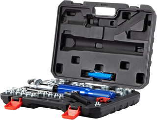 Hydraulic Flaring Tool Kit, 45° Double Flaring Tool, Brake Repair Brake Flaring Tools for 3/16"-1/2", Brake Flare Tool