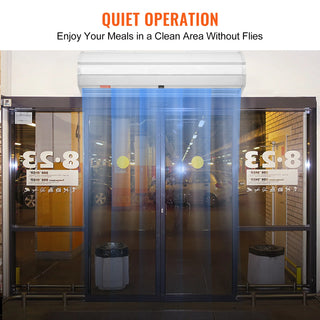 36/42/48/60 in Commercial Indoor Air Curtain Super Power 2 Speeds Wall Mounted Air Curtains for Doors Indoor Over Door Fan