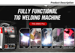 ANDELI 5 in 1 TIG Welding Machine HOT/MMA/CLEAN/Pulse/Cold Welding IGBT Digital Inverter TIG Welders 110/220V  Argon Cold Welder