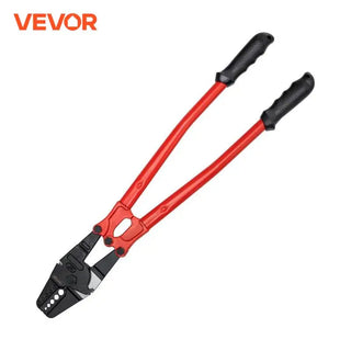 24/30Inch Wire Rope Swager Crimper Tool Insulated Handle Aluminum Copper Cable Fishing Dual Sleeves Cutter Crimping Pliers