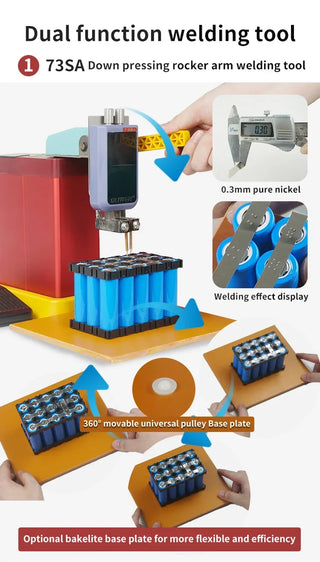 NEW Glitter 801D Pulse Battery Welding Machine Spot Welder Used For Welding Of Lithium Battery Pack Capacitor Energy Storage Spo