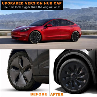 4PCS/1PCS Wheel Cover for Tesla Model 3 18 Inch Performance Automobile Replacemen Hubcap Full Rim Cover Accessories 2018-2023