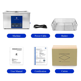 30L Industrial Ultrasonic Cleaner Sonic Equipment Metal DPF Engine Parts Oil Degreaser Ultrasound Cleaning Machine Bath Tank