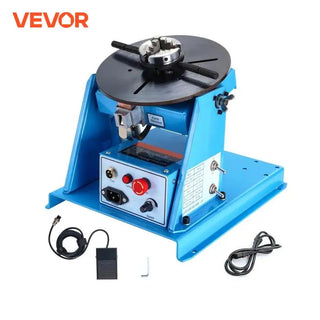 Rotary Welding Positioner 10KG Turntable Table Portable Welder Positioning Machine for Cutting Grinding Assembly Testing