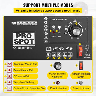 CMTOOL 3500A Spot Dent Puller Dent Puller Machine 1.8KW Dent Puller Welder Automobile Sheet Metal Repair Welding Machine Pulling