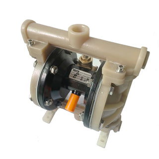 Pneumatic Air Operated Double Diaphragm Pump 1/2" 19 L/min PP Rubber Diaphragm Optional  for Chemical Industrial Water Treatment