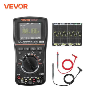 2-in-1 Handheld Digital Oscilloscope 2.5MS/S 1MHZ Portable Oscilloscope Multimeter for Automotive Repair Circuit Testing