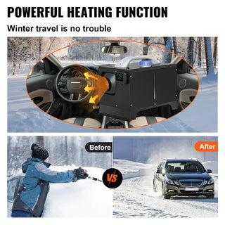 3 / 5 / 8KW 12V Diesel Air Heater All in One Mini Heater with Silencer LCD Switch Remote Control for Car Bus RV Trucks SUV