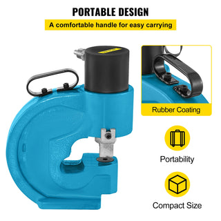 CH-70 Hydraulic Split Hole Puncher 35T Hole Digger Force Punching Tool Kit For Iron Plate Copper Aluminum Stainless Steel