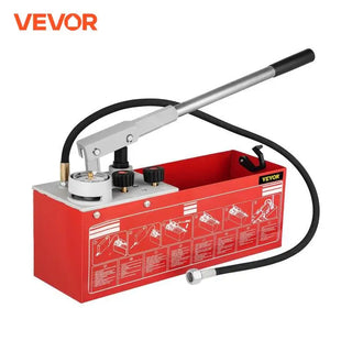 Hydrostatic Pressure Test Pump 25 bar/2.5 MPa 3.2 Gallon Tank Hydraulic Manual Water Pressure Tester Kit Pressure Testi