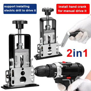 Portable Wire Stripper Manual Wire Stripping Tool 1-25mm Cable Electric Peeling Machine with Hand Crank Hand Electric Drill