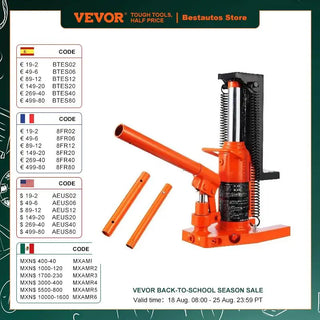 Hydraulic Toe Jack 2.5 Ton On Toe Toe Jack Lift 5 Ton On Top Lift Capacity Machine Jack 0.8-5.3 in Toe Height 8.9-13.4 Top