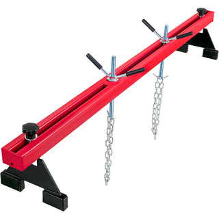 1100 Lbs Engine Transverse Bar Engine Hoist 2 Point Lift Holder Hoist Dual Hooks for Home Garages & Auto Repair Shop