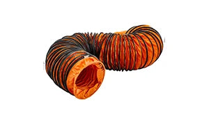 25FT Flexible PVC Exhaust Duct Hose 12inch 10inch Diameter for Ventilation in Factory, Basement, Tunnel, Warehouse & Mine